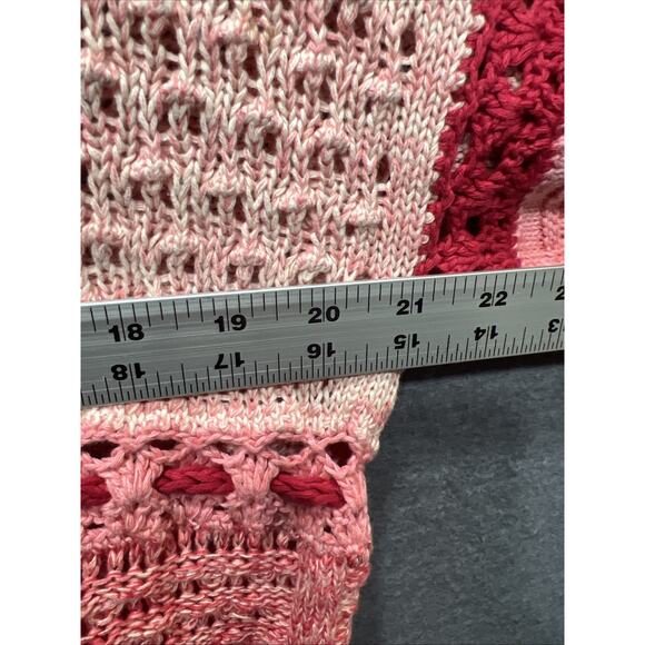 Sundance Free In Spirit Open Front Cardigan Knit Pink Womens Size M - Picture 12 of 12